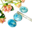 Blue Apatite Palmstone (Psychic Communication and Perception)