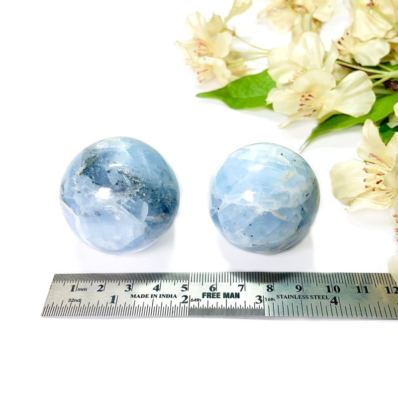 Blue Calcite Sphere (Memory & Communication)