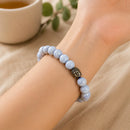 Blue Lace Agate Bracelet (Calm Communication)
