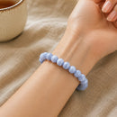 Blue Lace Agate Bracelet (Calm Communication)