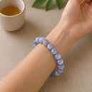 Blue Lace Agate Bracelet (Calm Communication)
