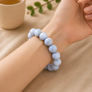 Blue Lace Agate Bracelet (Calm Communication)