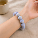 Blue Lace Agate Bracelet (Calm Communication)