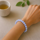 Blue Lace Agate Bracelet (Calm Communication)