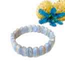 Blue Lace Agate Bracelet (Calm Communication)