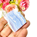 Blue Lace Agate Slices (Communication and Public Speaking)