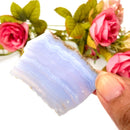 Blue Lace Agate Slices (Communication and Public Speaking)