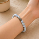 Blue Lace Agate Bracelet (Calm Communication)
