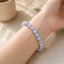 Blue Lace Agate Bracelet (Calm Communication)
