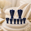 Blue Sandstone angel idols by Talk to Crystals for angelic protection, divine guidance, spiritual connection, hope, confidence and manifestation in sacred spaces