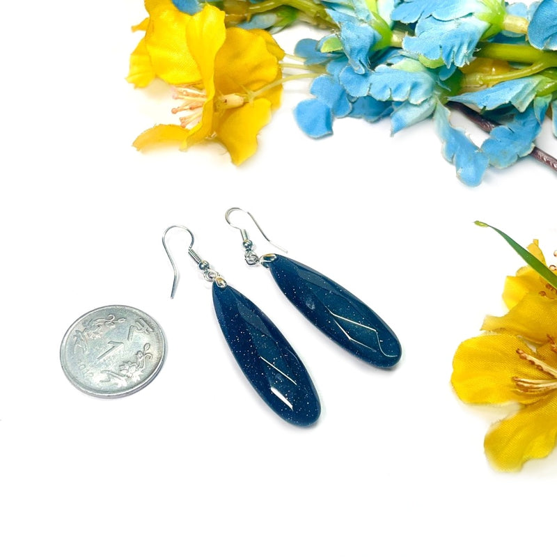 Blue Sandstone Earrings