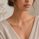 Blue Topaz Small Pendant in Silver (Enhance Psychic Gifts)