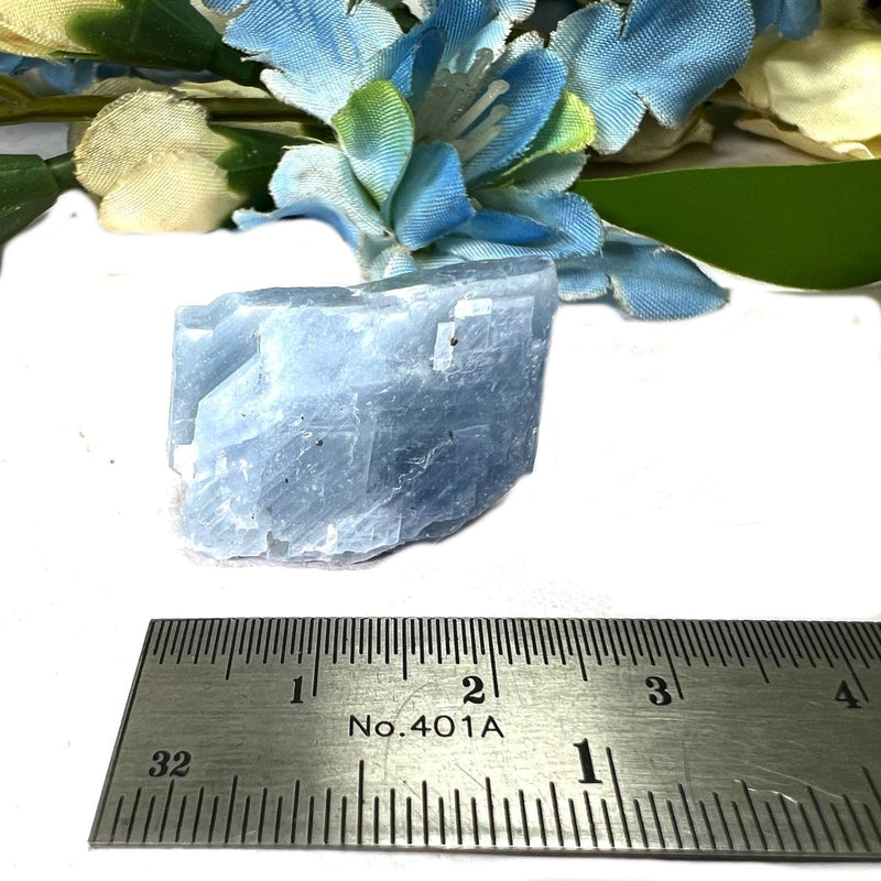 Blue Calcite Mineral Specimen