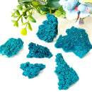 Botryoidal Gem Chrysocolla Mineral Clusters (Cunyari Mine, Peru)