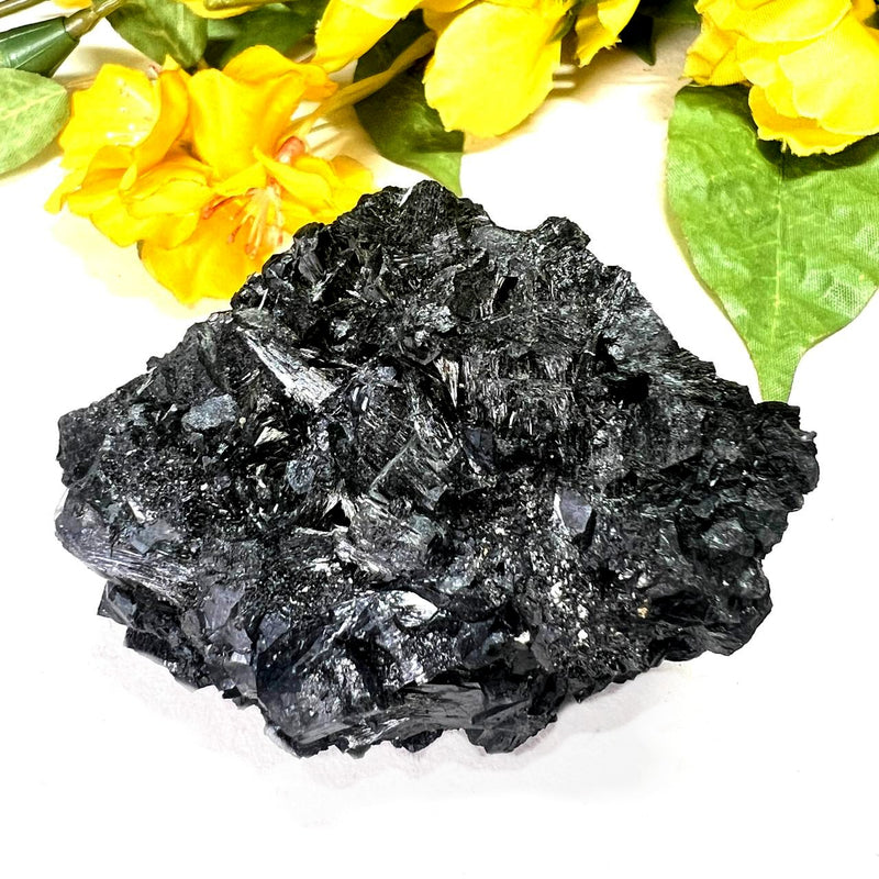 Black Tourmaline Clusters (Grounding & Protection)