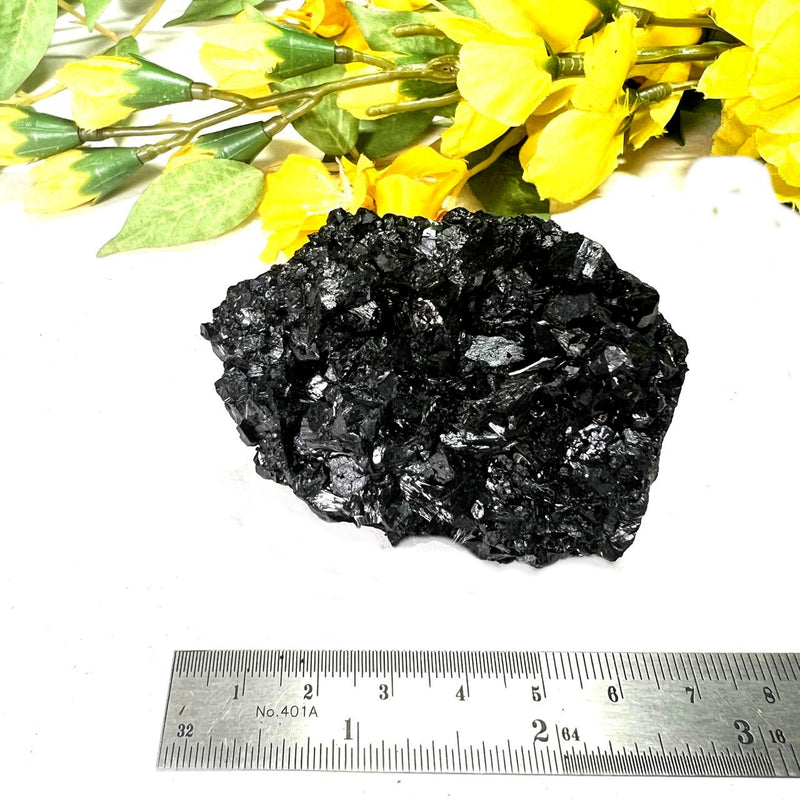 Black Tourmaline Clusters (Grounding & Protection)