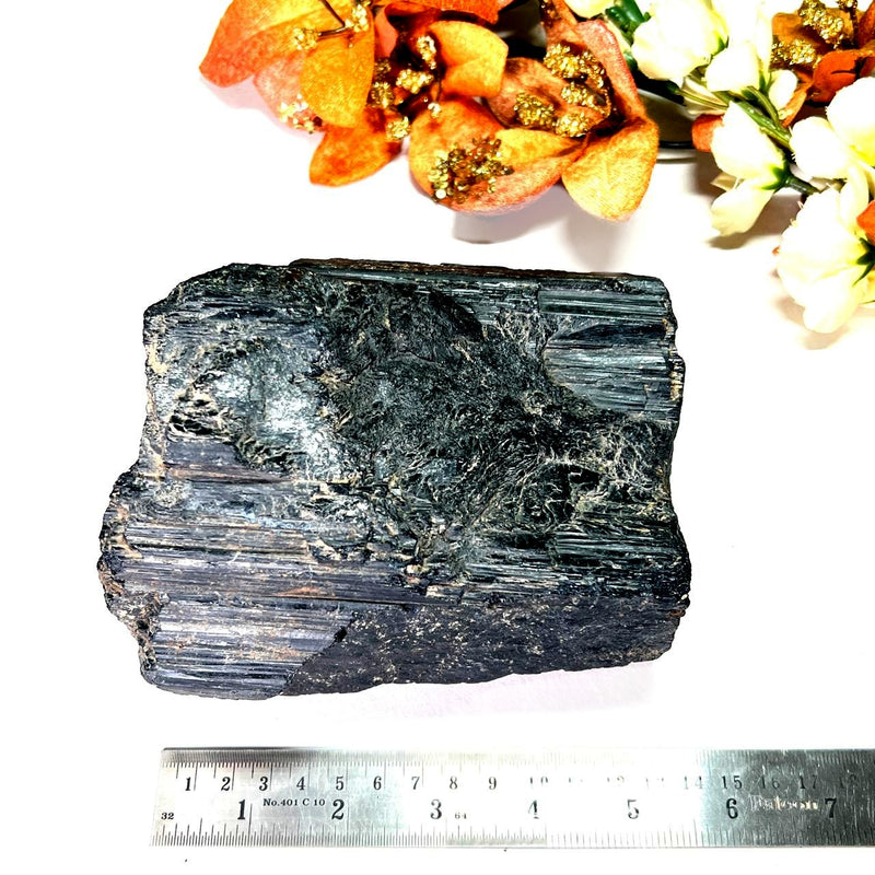 Large Black Tourmaline Rough (Grounding & Protection)