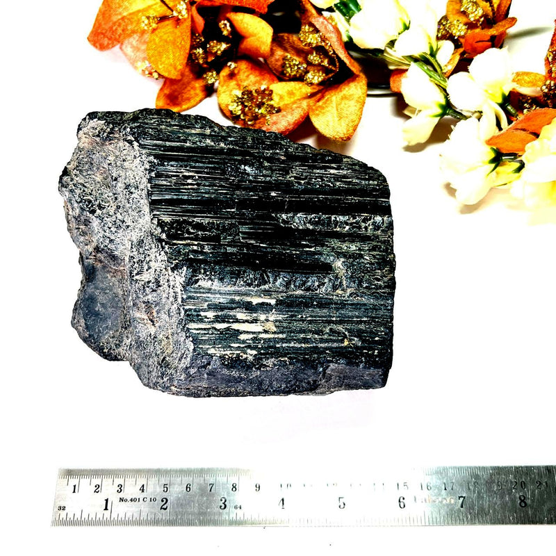 Large Black Tourmaline Rough (Grounding & Protection)