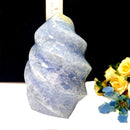 Blue Calcite Twisted Flames (Communication)