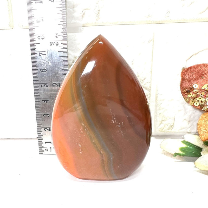 Carnelian Polished Flames (Creativity & Passion)