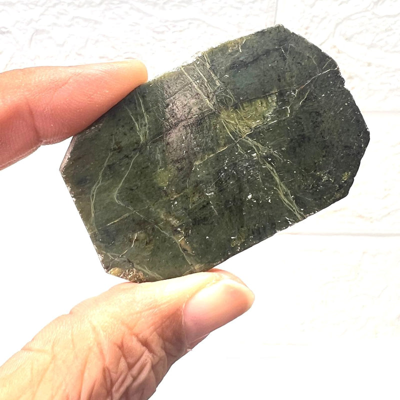 Green Swiss Opal Slice (For healing emotional hurt)