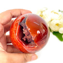 Carnelian Sphere (Confidence & Passion)