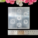 Selenite Square  Charging Plate (4inch)