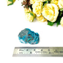 Chrysocolla on Quartz Mineral Specimen (Tentadora Mine, Peru)