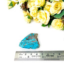 Chrysocolla on Quartz Mineral Specimen (Tentadora Mine, Peru)