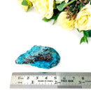 Chrysocolla on Quartz Mineral Specimen (Tentadora Mine, Peru)