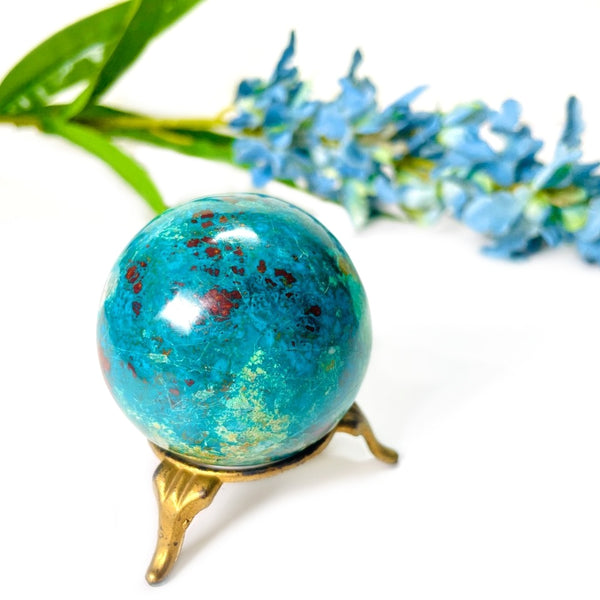 Chrysocolla Sphere (Heal Relationships & Communication)