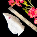 Cinnabar on Matrix Free-Form on a Stand (Removing Obstacles & Wealth)