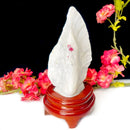 Cinnabar on Matrix Free-Form on a Stand (Removing Obstacles & Wealth)