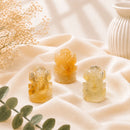 Citrine Ganesha idol by Talk to Crystals featuring natural healing crystals for confidence, career growth, abundance, motivation, removing obstacles, and auspicious beginnings, making meaningful spiritual and housewarming gifts in India