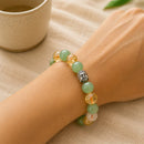 Citrine & Green Aventurine Bracelet Alternate beads (Career Growth)