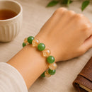 Citrine & Green Aventurine Bracelet Alternate beads (Career Growth)