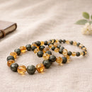 citrine pyrite money magnet bracelet - talk to crystals