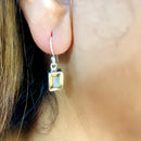 Citrine Earrings in Silver
