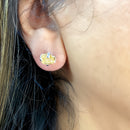 Citrine Earrings in Silver
