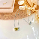 Citrine Necklace in Silver