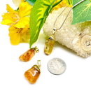 Citrine Tumble Pendant (Wealth & Joy)