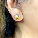 Citrine Earrings in Silver