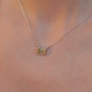 Citrine Necklace in Silver