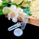Clear Quartz Pencil Pendants (Aura Expansion)