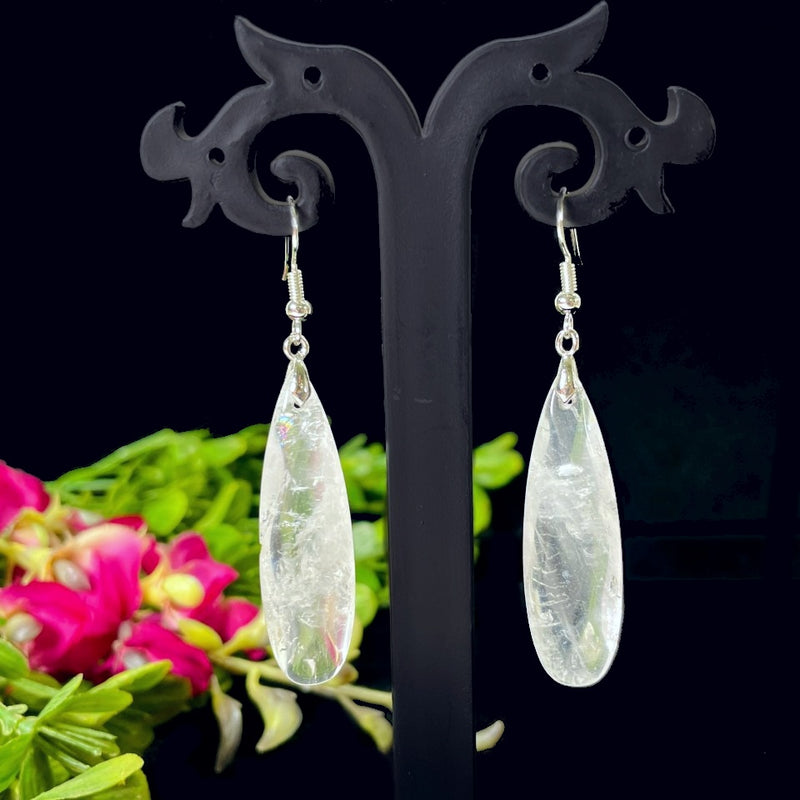 Clear Quartz Earrings (Expand Conciousness)