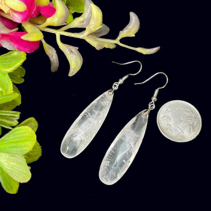 Clear Quartz Earrings (Expand Conciousness)