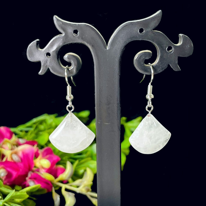 Clear Quartz Earrings (Expand Conciousness)