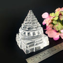 Shree (Shri) Yantra in Clear Quartz (Meditation & High Vibrations)