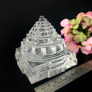 Shree (Shri) Yantra in Clear Quartz (Meditation & High Vibrations)