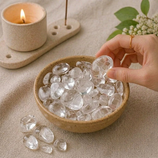 Clear Quartz Tumble (Energy Amplification and Meditation)